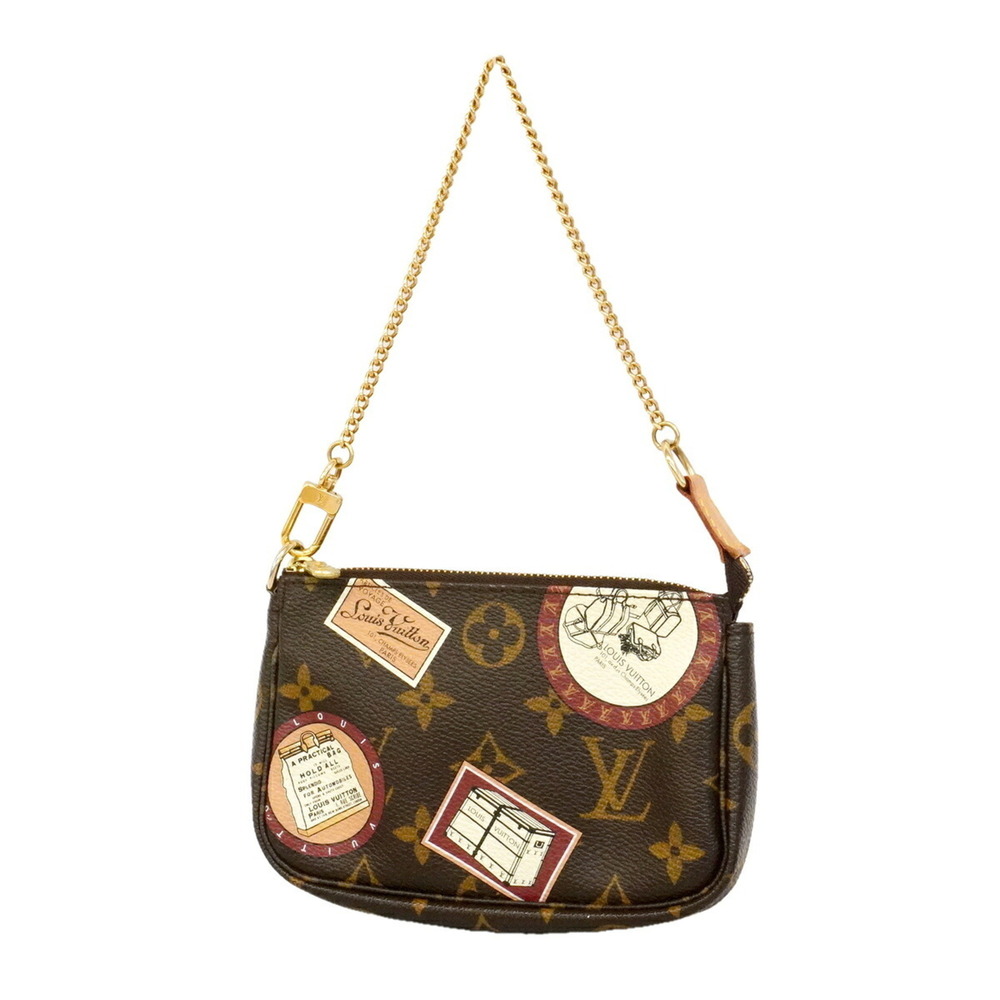 Louis Vuitton Bag/Pouch Monogram Patch Mini Pochette Accessoires M95804 Brown...